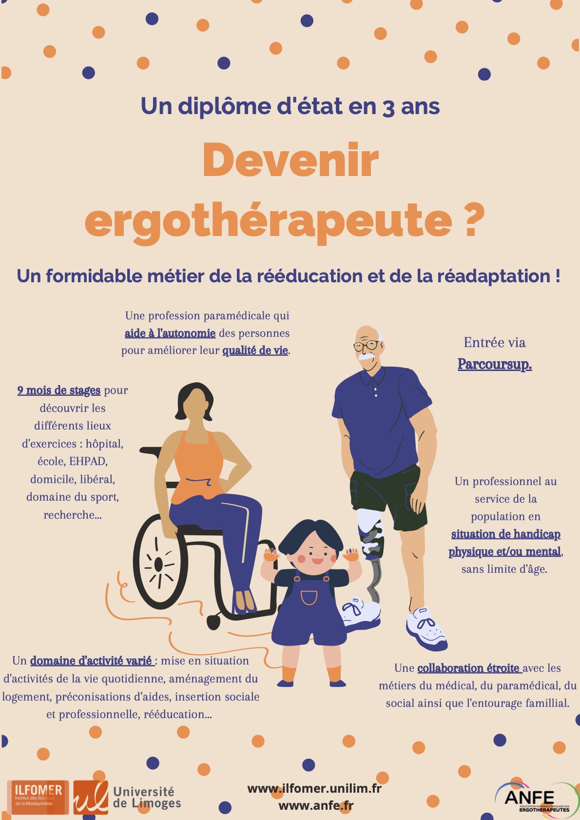 Fiche métier Ergothérapie Bienvenue UNILIM